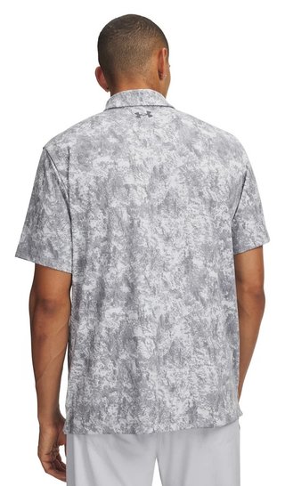 Under Armour Playoff 3.0 Printed Herren Polo, grau