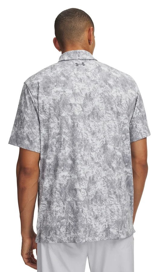 Under Armour Playoff 3.0 Printed Herren Polo, grau