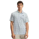 Under Armour Playoff 3.0 Printed Herren Polo, weiß