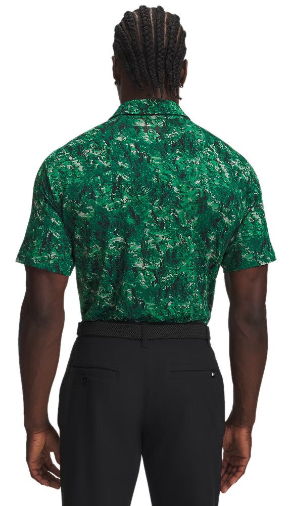 Under Armour Playoff 3.0 Printed Herren Polo, grün