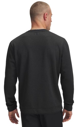 Under Armour Fleece Crew Herren Pullover, schwarz