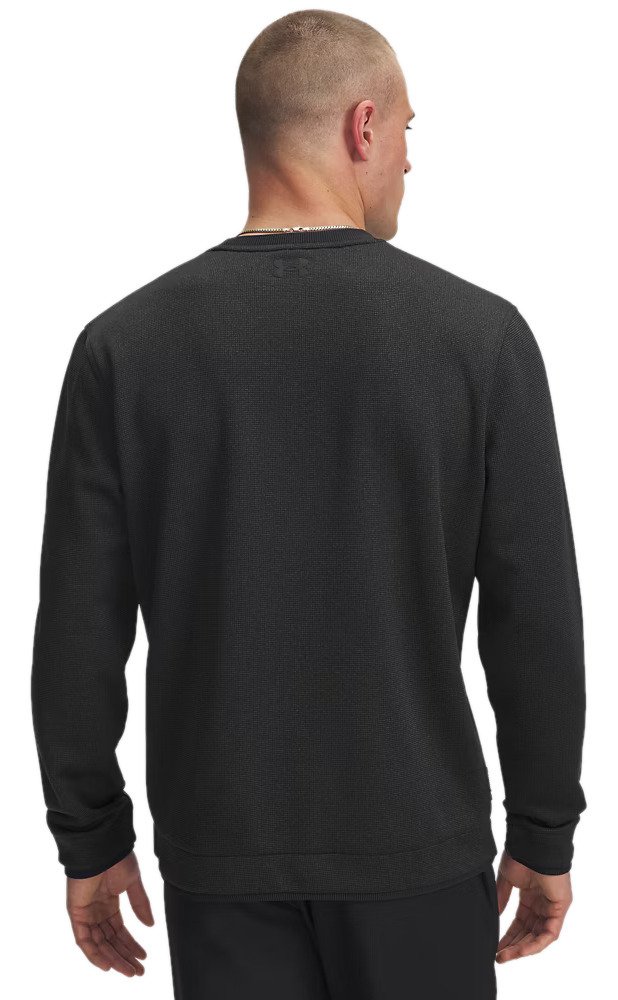 Under Armour Fleece Crew Herren Pullover, schwarz