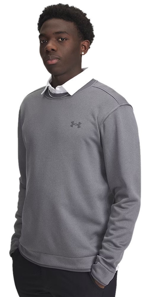 Under Armour Fleece Crew Herren Pullover, castlerock