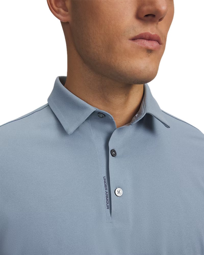 Under Armour ArmourDry Herren Polo, blue wind/midnight navy
