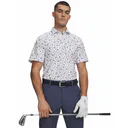 Under Armour ArmourDry Printed Herren Polo, white/blue wind/midnight navy