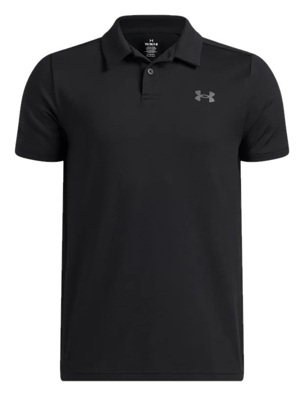 Under Armour Matchplay Junior Polo, schwarz