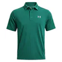 Under Armour Tee To Green Pique Herren Polo, campus ivy/weiß