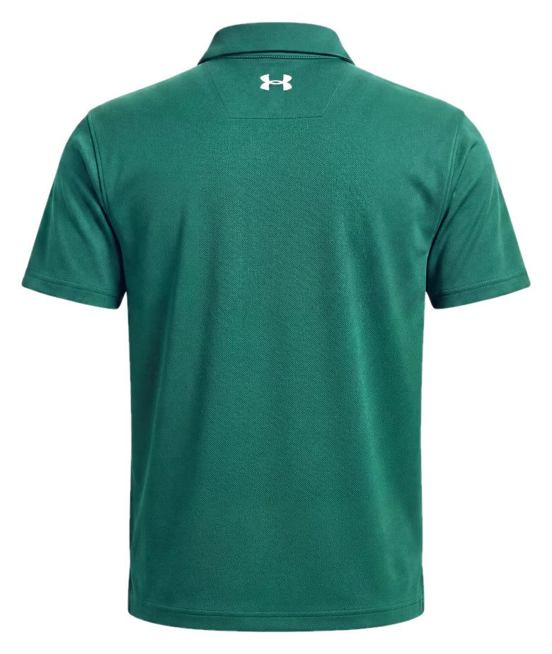 Under Armour Tee To Green Pique Herren Polo, campus ivy/weiß