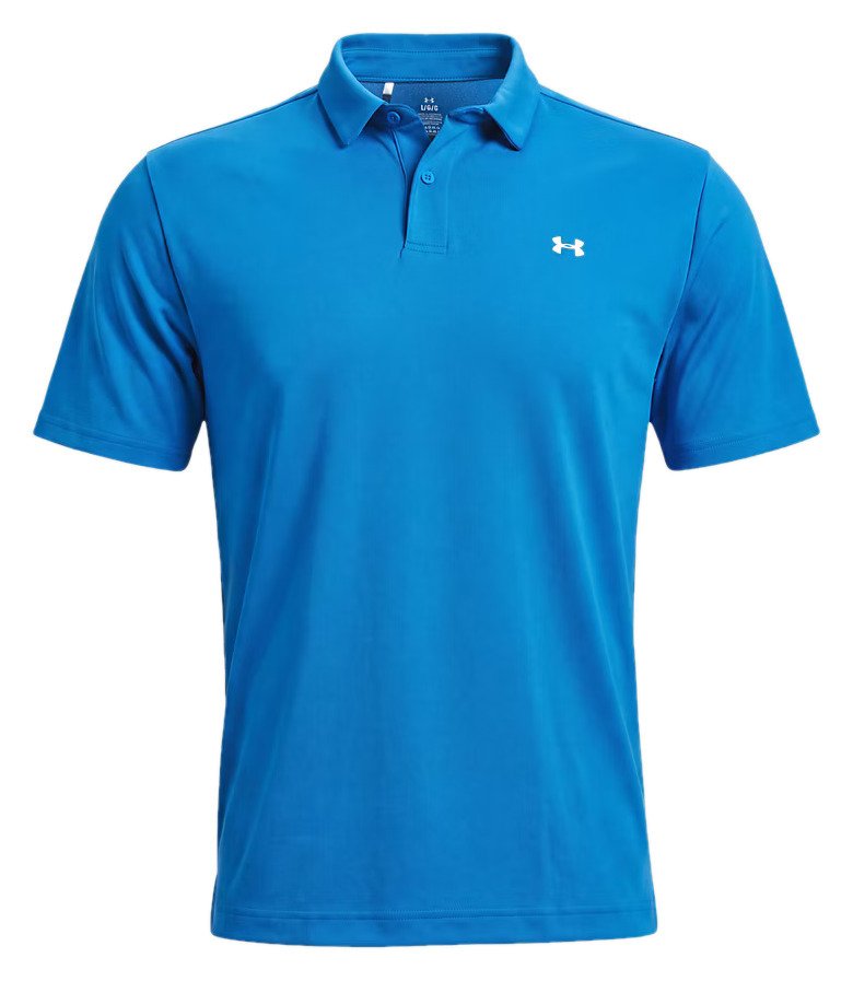 Under Armour Tee To Green Pique Herren Polo, aegean blau/weiß