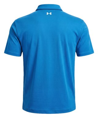 Under Armour Tee To Green Pique Herren Polo, aegean blau/weiß