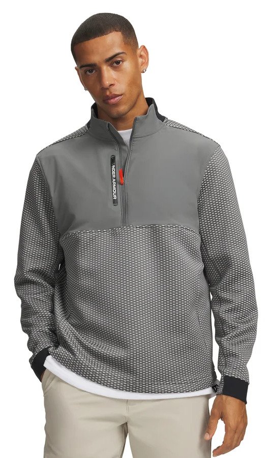 Under Armour Drive Pro Hybrid HZ Herren Jacke, clay green/weiß