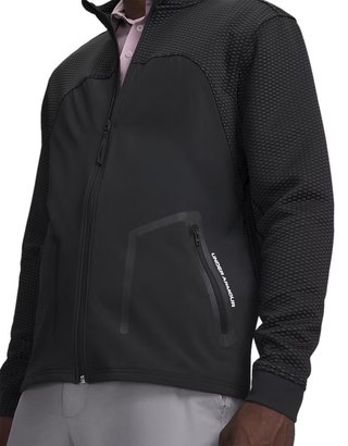 Under Armour Drive Pro Hybrid FZ Herren Sweatshirt, schwarz/weiß