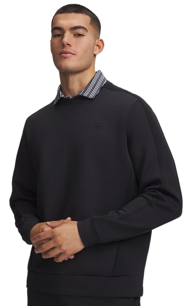 Under Armour UA Drive Crew Herren Midlayer, schwarz
