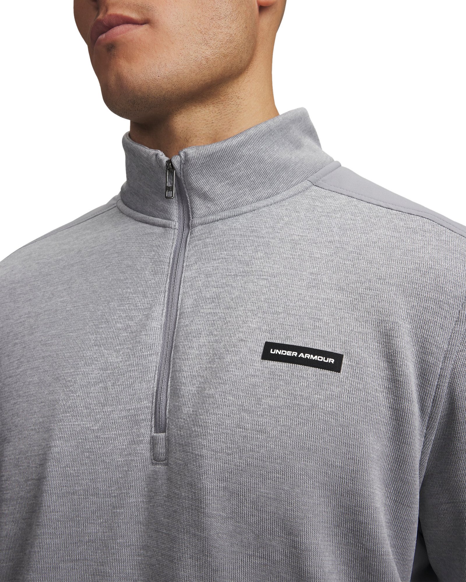Under Armour Sweaterfleece Hybrid HZ Herren Sweatshirt, grau