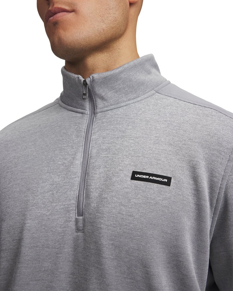Under Armour Sweaterfleece Hybrid HZ Herren Sweatshirt, grau