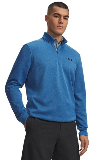 Under Armour Sweaterfleece Hybrid HZ Herren Sweatshirt, blau