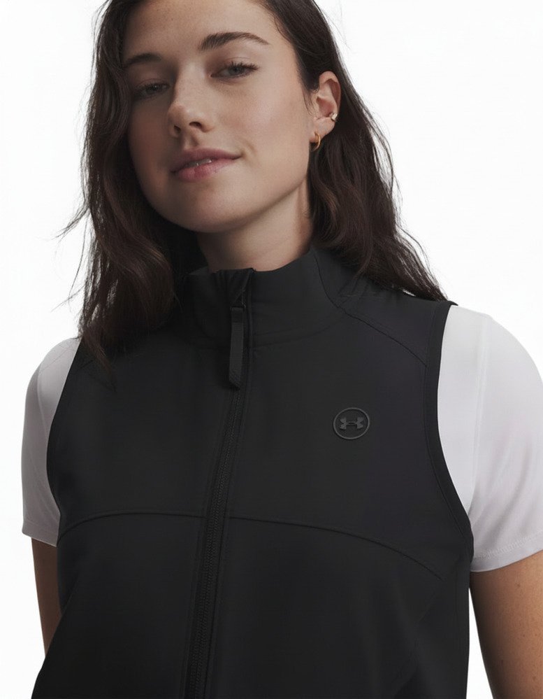 Under Armour Drive Midlayer Damen Weste, schwarz