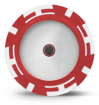 Masters Golf Poker Chip Disc Holder, rot