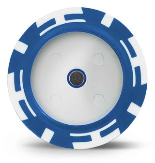 Masters Golf Poker Chip Disc Holder, blau