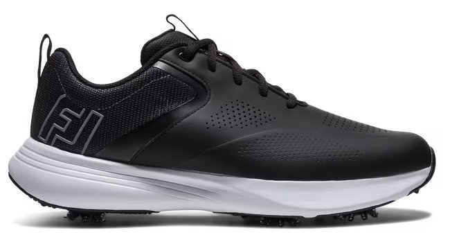 FootJoy Qualifier Herren Golfschuhe, schwarz/weiß/grau