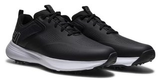 FootJoy Qualifier Herren Golfschuhe, schwarz/weiß/grau