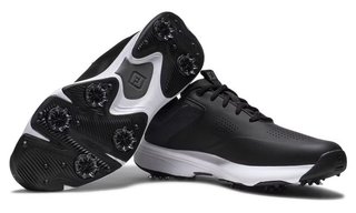FootJoy Qualifier Herren Golfschuhe, schwarz/weiß/grau