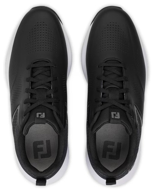 FootJoy Qualifier Herren Golfschuhe, schwarz/weiß/grau
