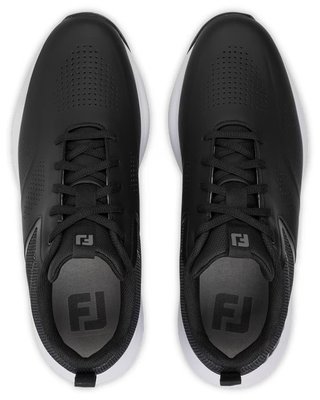 FootJoy Qualifier Herren Golfschuhe, schwarz/weiß/grau