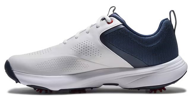 FootJoy Qualifier Herren Golfschuhe, weiß/blau/rot