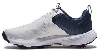 FootJoy Qualifier Herren Golfschuhe, weiß/blau/rot