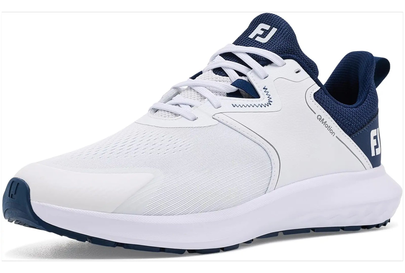 FootJoy Qmotion Herren Golfschuhe, weiß/marineblau