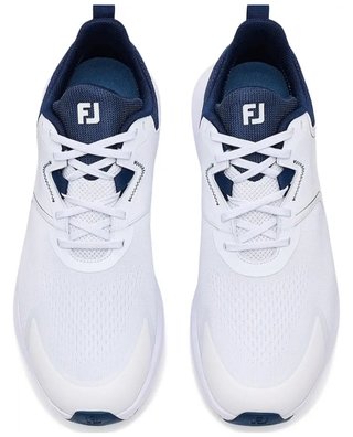 FootJoy Qmotion Herren Golfschuhe, weiß/marineblau