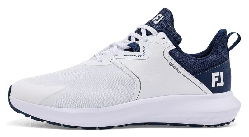 FootJoy Qmotion Herren Golfschuhe, weiß/marineblau