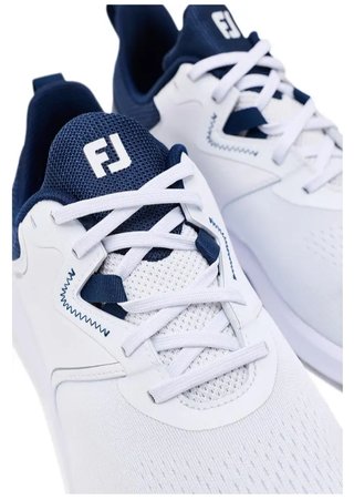 FootJoy Qmotion Herren Golfschuhe, weiß/marineblau