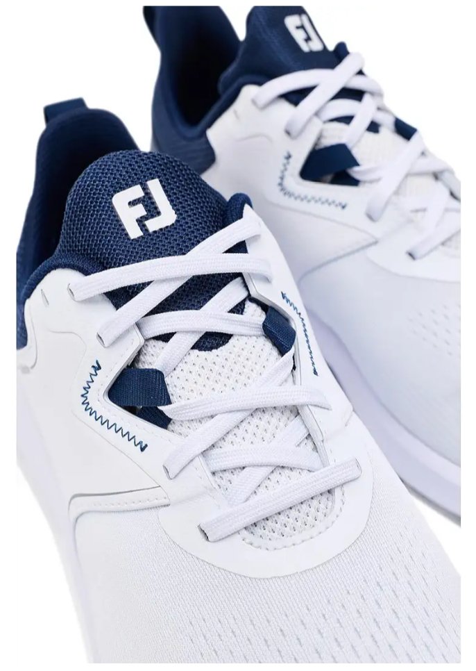 FootJoy Qmotion Herren Golfschuhe, weiß/marineblau