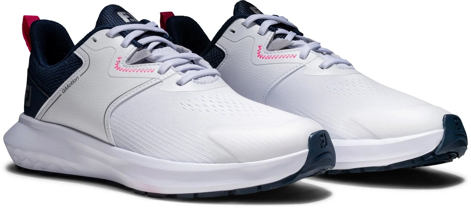 FootJoy Qmotion Damen Golfschuhe, weiß/blau/rosa