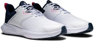 FootJoy Qmotion Damen Golfschuhe, weiß/blau/rosa