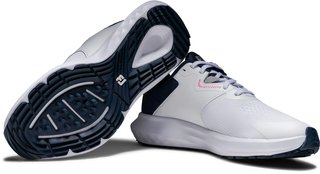 FootJoy Qmotion Damen Golfschuhe, weiß/blau/rosa