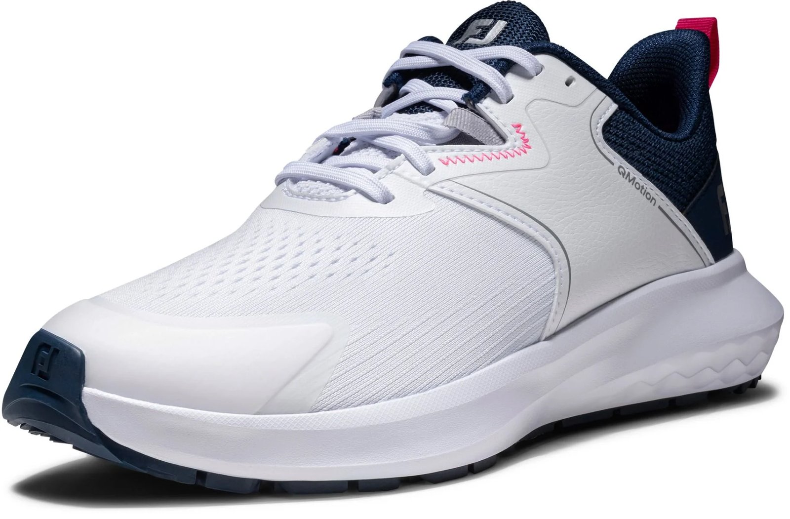 FootJoy Qmotion Damen Golfschuhe, weiß/blau/rosa