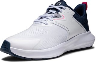 FootJoy Qmotion Damen Golfschuhe, weiß/blau/rosa