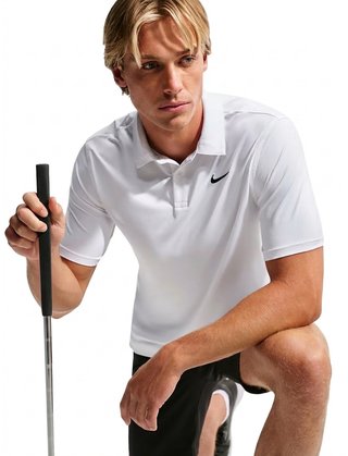 Nike Velocity Dri-FIT Herren Polo, weiß
