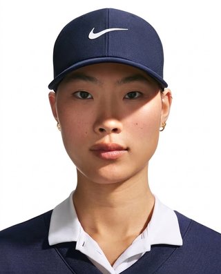 Nike Rise Unisex Golfcap, marine/weiß