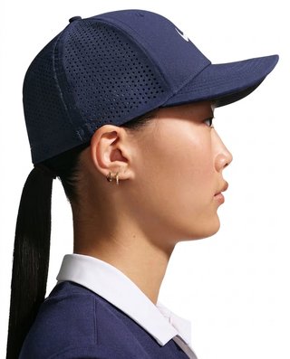 Nike Rise Unisex Golfcap, marine/weiß