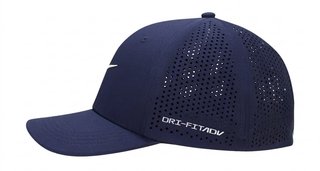 Nike Rise Unisex Golfcap, marine/weiß
