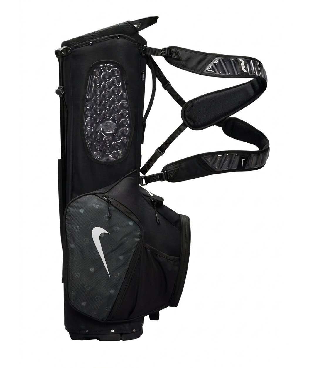Nike Air Sport 2 Stand Bag, schwarz/iron grey/weiß