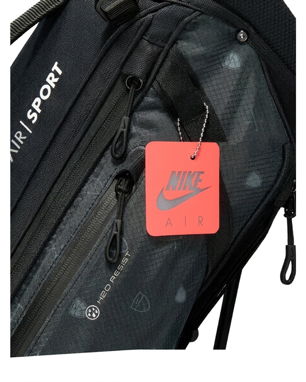 Nike Air Sport 2 Stand Bag, schwarz/iron grey/weiß