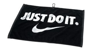 Nike Performance Golfhandtuch, schwarz/weiß