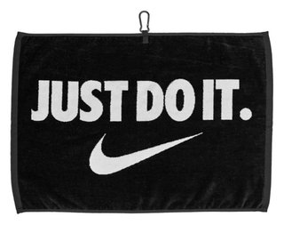Nike Performance Golfhandtuch, schwarz/weiß