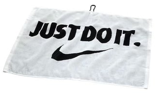 Nike Performance 2.0 Golfhandtuch, weiß/schwarz
