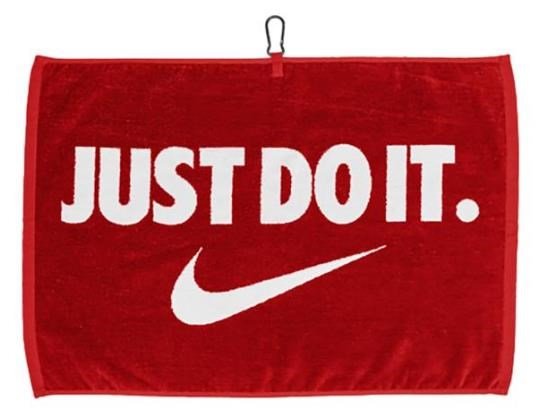 Nike Performance Golfhandtuch, rot/weiß
